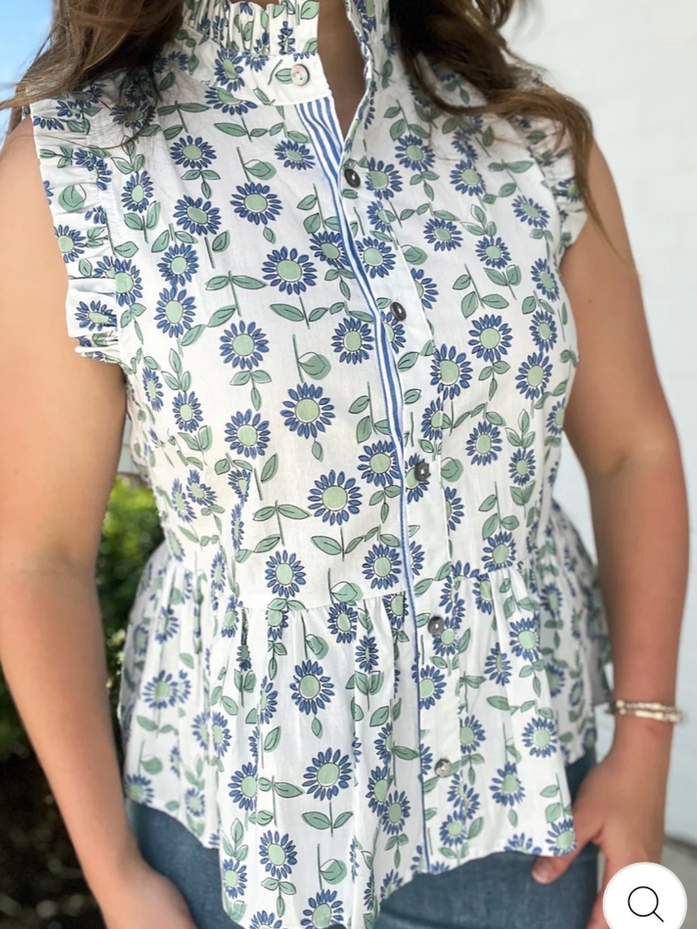 Entro Ruffle Peplum Top